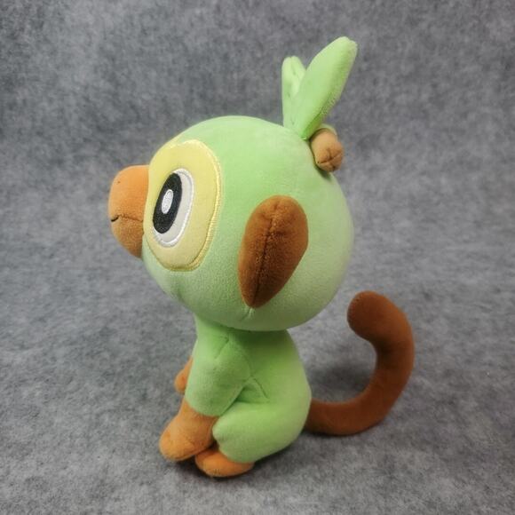 Pokémon Grookey 8" Plush Official 2021 Stuffed Animal Toy Jazwares - Picture 6 of 11